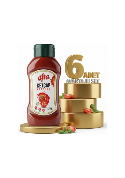 Afia Tatlı Ketçap 6x550 Gr