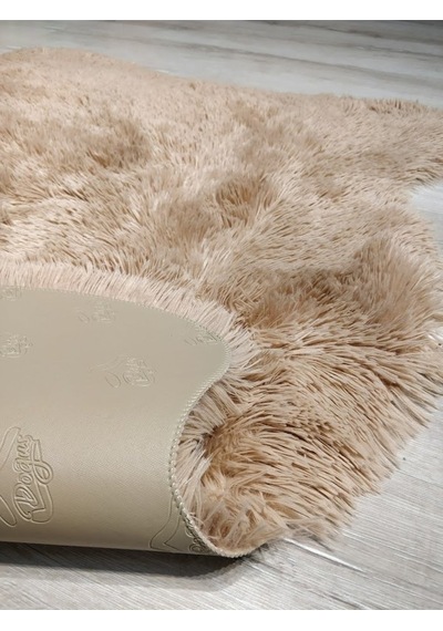 Doğuş Tavşan Tüyü Bej Post Halı 140 x 200 Cm Peluş Halı