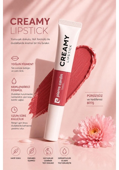Pierre Cardin Creamy Lipstick Perfect Pink 003 00