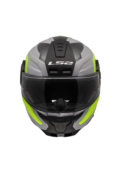 Ls2 Scope 2 Duria Çene Açılır Kask Gri Neon Sarı