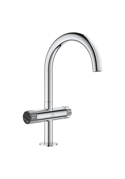 Grohe Atrio Private Collection Tek Delikli Lavabo Bataryası 1/2" L-Boyut - 21138000 Gümüş