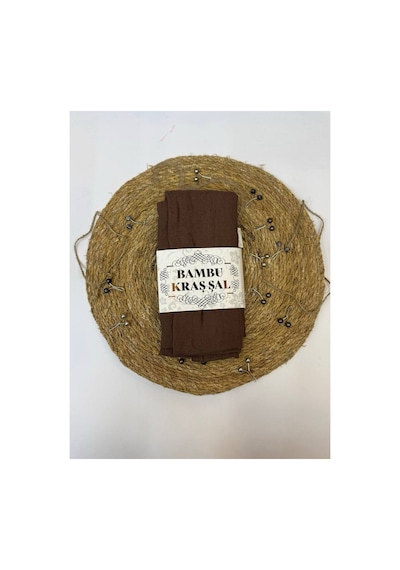 Aldaıyr Hijab Kadın Bambu Kraş 02s-kahverengi