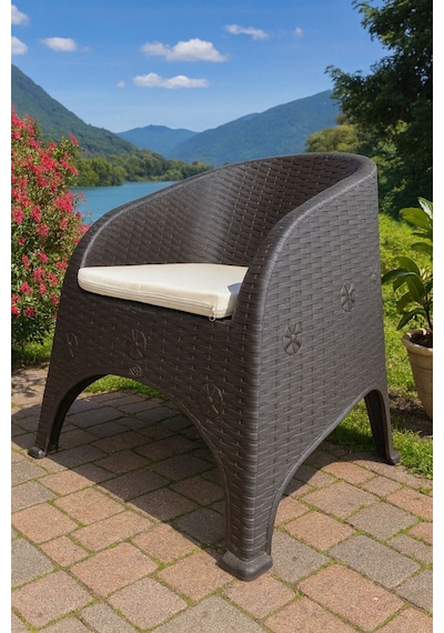 Olivia 1+1 Bistro Set Minderli 2 Kişilik Oturma Grubu Sehpa Bahçe Balkon Teras Set Kahverengi Kahverengi Olivia 1+1 Bistro Set Minderli 2 Kişilik Oturma Grubu Sehpa Bahçe Balkon Teras Set Kahverengi Kahverengi