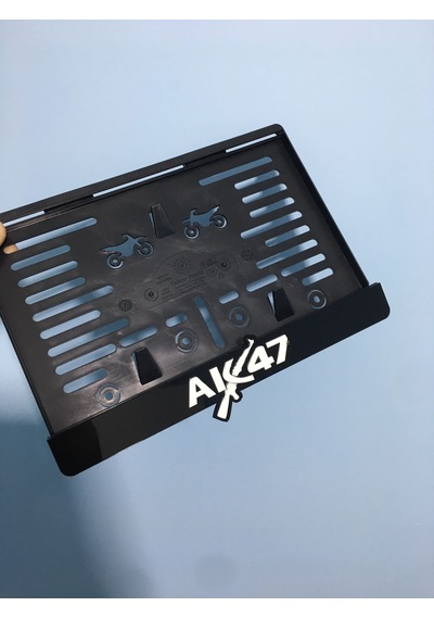 Ak47 Pleksi Motor Plakalığı