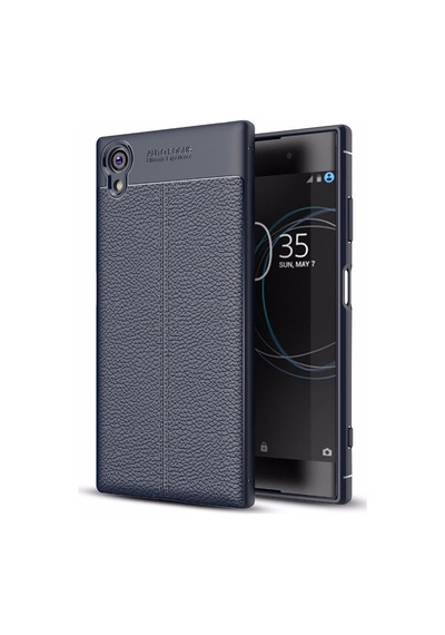 Sony Xperia Xa1 Plus Kilif Deri Görünümlü Korumali Niss Silikon 406462982