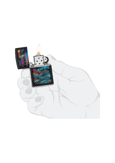 Zippo 218 Pattern Paint Design Çakmak