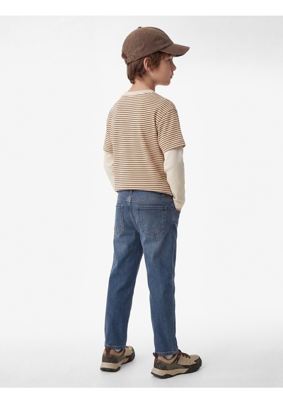 Koton Pamuklu Düğmeli Straight Fit Denim Pantolon İndigo Stone 6skb40048td İndigo - Taş Koton Pamuklu Düğmeli Straight Fit Denim Pantolon İndigo Stone 6skb40048td İndigo - Taş