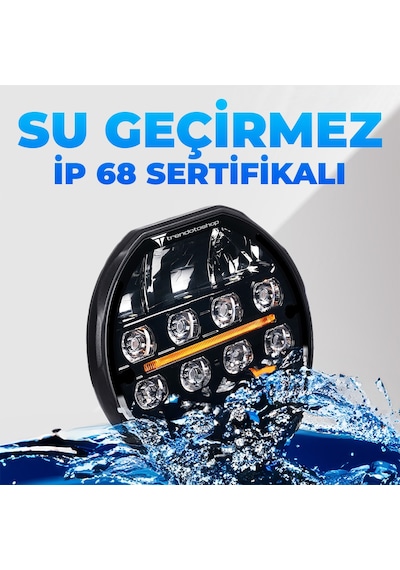 Lunox Dual Colour Cree Angel Led 200w Turuncu Beyaz Drl Mercek Fa
