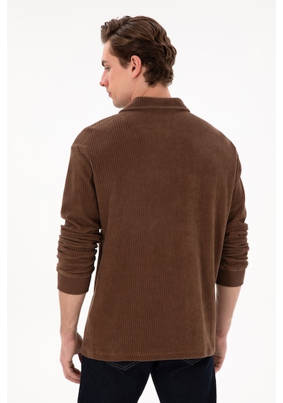 U.s. Polo Assn. Erkek Kahverengi Sweatshirt 50290583-vr029 Kahverengi