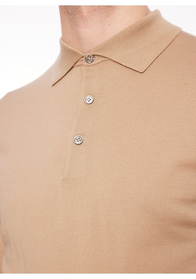 At.p.co Polo Yaka Slim Fit Açık Kahve Erkek Kazak A274a08emp- Açık Kahverengi