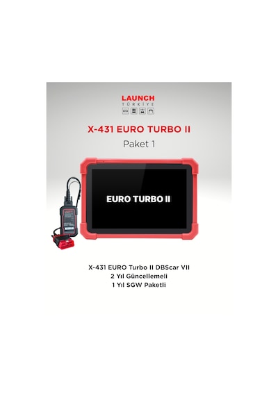 Launch X-431 Euro Turbo Iı Paket 1 Arıza Tespit Cihazı