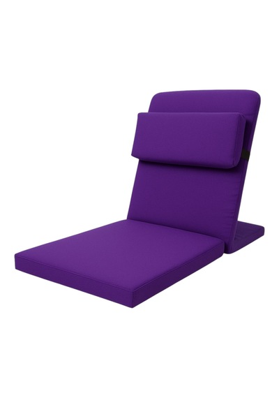 Ekstra Destek Yastıklı Yoga, Nefes, Meditasyon Sandalyesi Backjack Xl Su Ve Leke İticili Duck Kumaş Mor