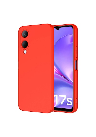 Zore Vivo Y17s Uyumlu Ogaa Mara Lansman Kılıf-kırmızı