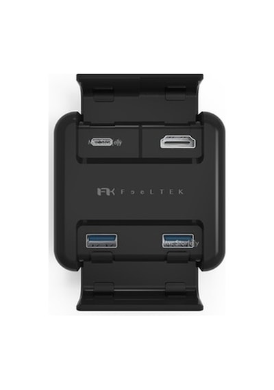 Type-C Hdmı Ethernet Dönüştürücü Usb Çoklayıcı Mfı Sertifikalı-Siyah