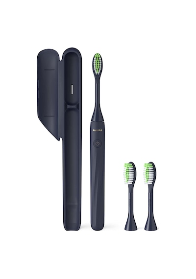 Philips One Sonicare Bd1002-Az Pilli Diş Fırçası + Fırça Başlığı 2'li Mavi
