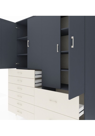 Hyperion Gardrop 7 Raflı 8 Çekmeceli 4 Kapaklı 176x44x221 Antrasit-antrasit/aytaşı Antrasit/aytaşı Hyperion Gardrop 7 Raflı 8 Çekmeceli 4 Kapaklı 176x44x221 Antrasit-antrasit/aytaşı Antrasit/aytaşı