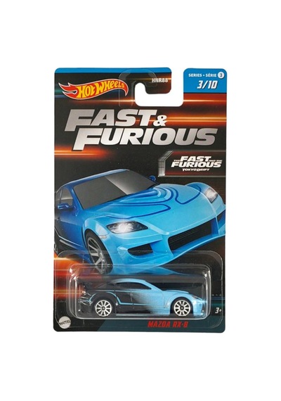 Fast & Furious Mazda Rx-8 1/64 Mavi