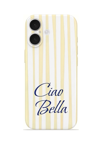 Apple iPhone Uyumlu 17 Vorian İnce Kamera Korumalı Mika Kılıf Ciao Bella Lemon Ciao Bella Lemon Mika
