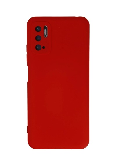 Xiaomi Redmi Note 10 5g Kılıf Nano İçi Kadife Silikon - Kırmızı Belirtilmemiş