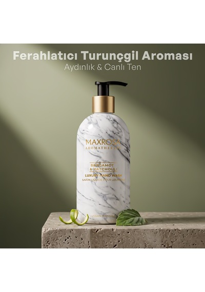 Maxrosa Aromatherapy Bergamot & Patchouli Sıvı Sabun 500 Ml