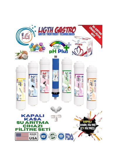 Light Gastro Platinum 10 Litre 14 Aşama Su Arıtma Cihazı