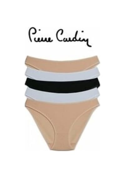 Pierre Cardin PIERRE CARDIN 2057 KADIN HIGH LEG BRIEF YÜKSEK BEL SLİP KÜLOT 5 Lİ PAKET EKONOMİK Asorti