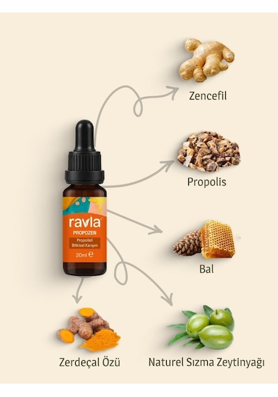 Ravla Propozen Propolisli Bitkisel Karışım 20 ML