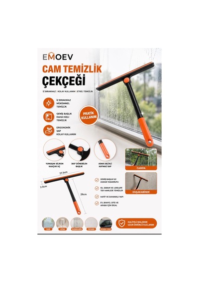 180 Döner Oynar Başlıklı Cam Sil Duşakabin Ayna Ve Fayans Çekçek Pratik Cam Silme Aparatı 180 Döner Oynar Başlıklı Cam Sil Duşakabin Ayna Ve Fayans Çekçek Pratik Cam Silme Aparatı