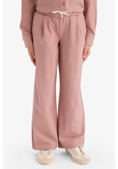 Defacto Kız Çocuk Beli Lastikli Wide Leg Pantolon G4506a825wnpr347 Mor-pr347