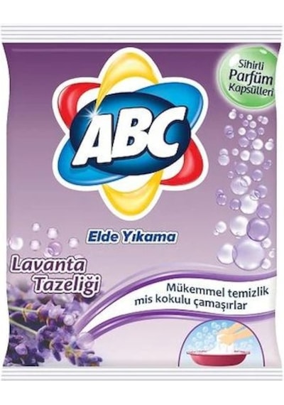ABC Elde Yıkama Toz Çamaşır Deterjanı Lavanta Tazeliği 600 G