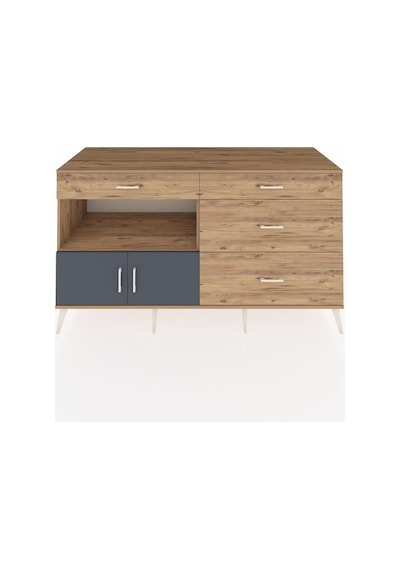 Kronos Konsol Tek Raflı 4 Çekmeceli 2 Kapaklı 176x59x99 Çam-antra Çam-antrasit/çam Kronos Konsol Tek Raflı 4 Çekmeceli 2 Kapaklı 176x59x99 Çam-antra Çam-antrasit/çam