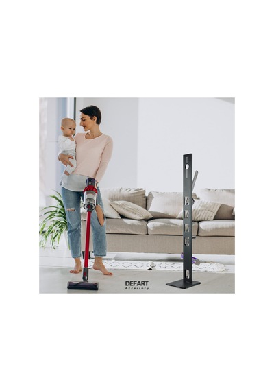 Dyson Uyumlu Dikey Süpürge Standı Beyaz Renk Dyson V15 - V12 - V11 - V10 - V8 Modellere Uyumlu Beyaz - 803224649
