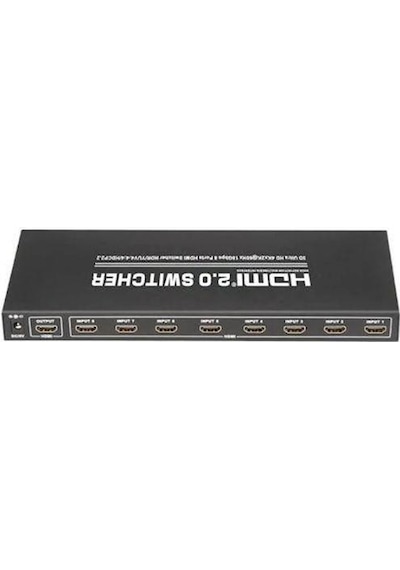 8 port hdmi switcher 8 giriş 1 çıkış hdmi çoklayıcı