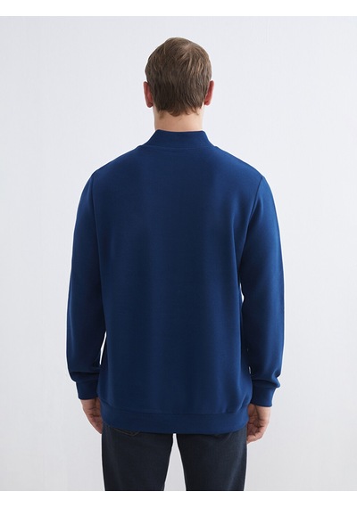 Lcwaıkıkı Classic Lacivert Dik Yaka Erkek Sweatshirt