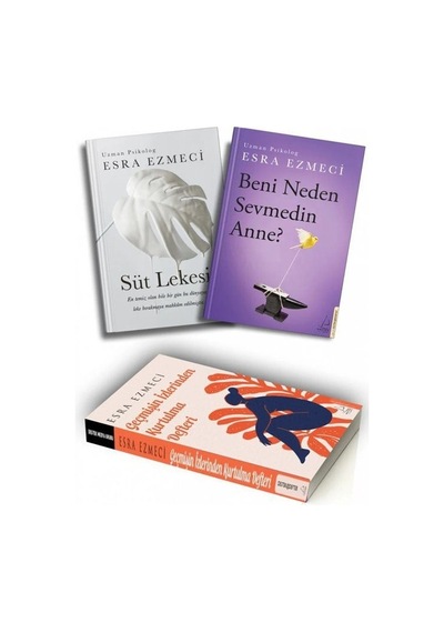 Süt Lekesi ve Beni Neden Sevmedin Anne / Esra Ezmeci Kitap Seti (2 Kitap) Esra Ezmeci