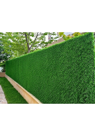 İstanbul Çit Metal Çim Çit 3,20 Mm 48x48 Mm Göz Aralığı Pvc Bahçe Mahremiyet Çiti Yeşil