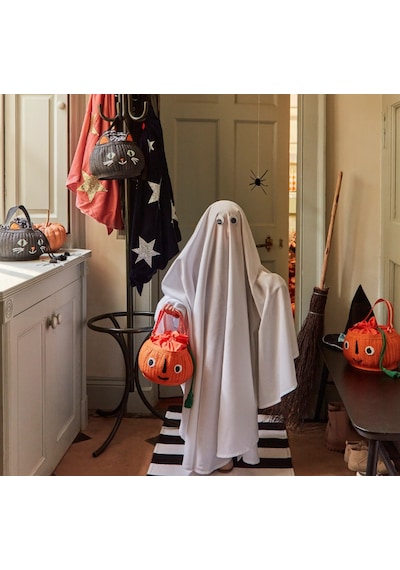 Meri Meri - Trick Or Treat Hasır Çanta - Balkabağı 0 - 99