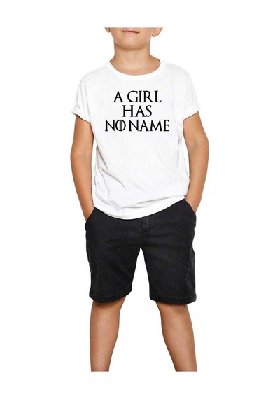 Zepplin Giyim Game Of Thrones A Girl Has No Name Beyaz Çocuk Tişört