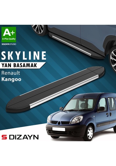 S-dizayn Renault Kangoo Skyline Krom Yan Basamak 183 Cm 1998-2007 A+ Kalite