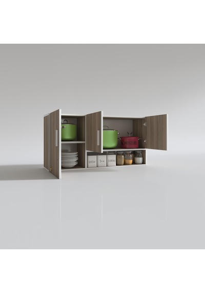 Kenzlife hazır mutfak mirandus32 crd 060*120*32 mutfak banyo dolabı kapaklı raflı