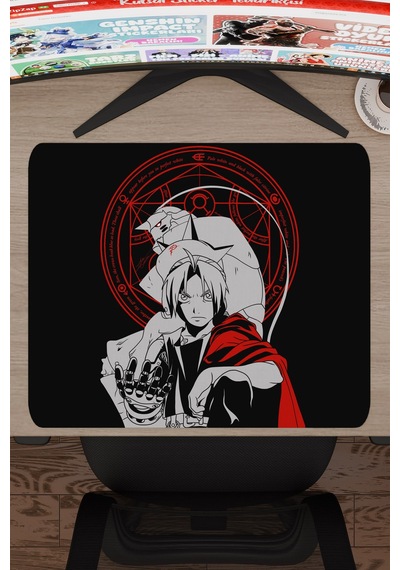 Fullmetal Alchemist Anime V5 - 48x40 Xl Gaming Kauçuk Kaymaz Taban Mouse Pad Fare Altlığı