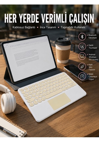 Touchpad Uyumlu Bluetooth Klye Slim Kablosuz Wifi Q Klye Tkdytgsw6v4gtı1e1t1