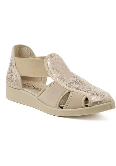 Beıge Sneaker Günlük Kadın 169 Green Life Stretch Women's Footwear Beige Null Bej