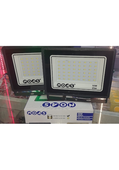 Noas 50 Watt Tablet Projektör Beyaz 2 Adet