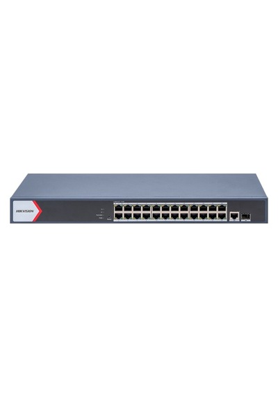 Hıkvısıon Ds-3e1526p-eı/m 24 Port Gıgabıt + 1xrj45/sfp Uplınk 225w 300 Metre Poe Mesafe Yönetilebilir Rackmount Swıtch Arz