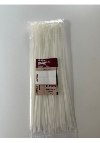 370 X 4,8 Kablo Bağı 100 Adet Beyaz