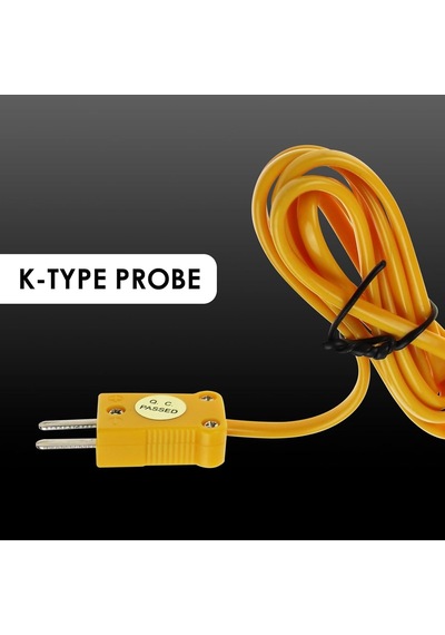 K Tipi Termokupl Kelepçe Probu Termokupl Sıcaklık Sensörü Klips Kurşun Boru Kelepçesi Hvac Sıcaklık Aralığı