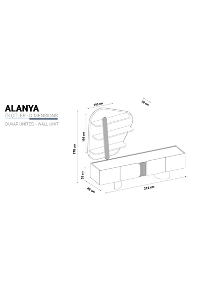 Alanya Duvar Ünitesi