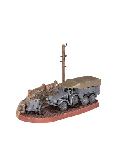 Revell Starter Kit Askeri Krupp Protze Kfz 69 With 3,7cm Pak 73344