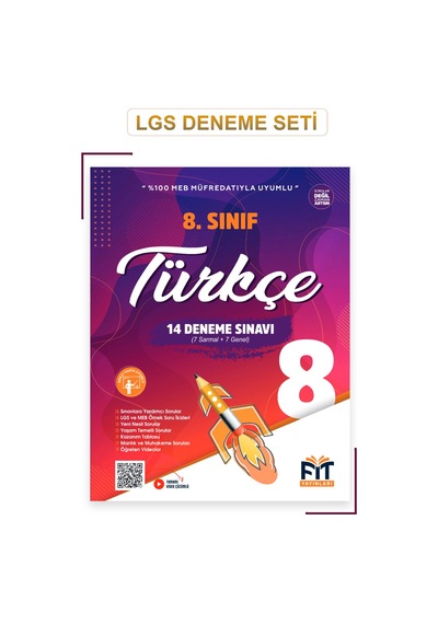 Lgs Branş Deneme Seti Türkçe, Matematik, Fen, İngilizce, T.c. İnkılap Deneme Seti Kitapları
